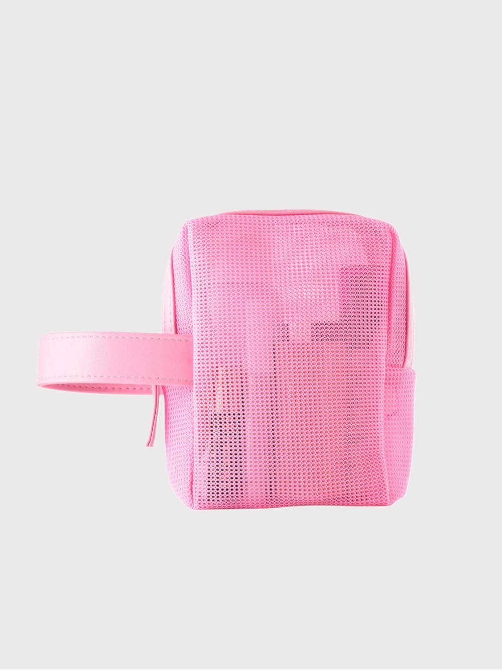 Pink Mesh Mini Bag